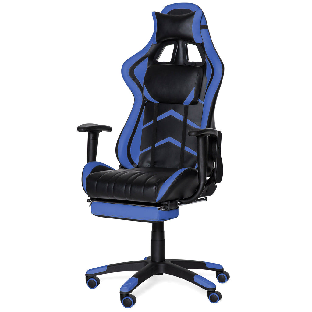 Blue Ergonomic Swivel Reclining Office Gaming Chair N880047