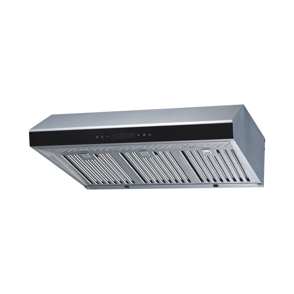 30x22 Stainless Steel Under Cabinet Ducted Range Hood 500 CFM Touch Control R262