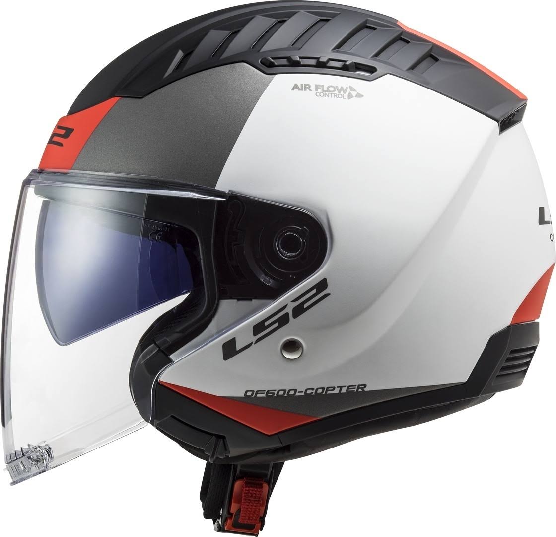 Matt White / Red Helmet Size XXL B50311