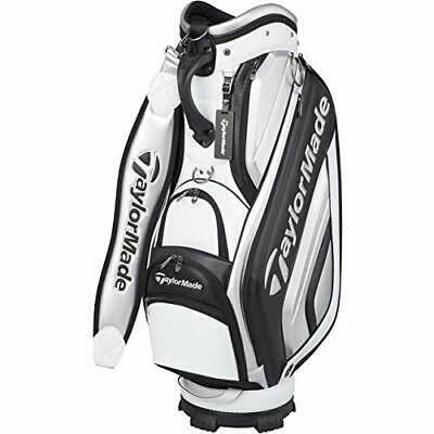 Golf Caddy Bag 9.5 x 47 inch White Black K277840
