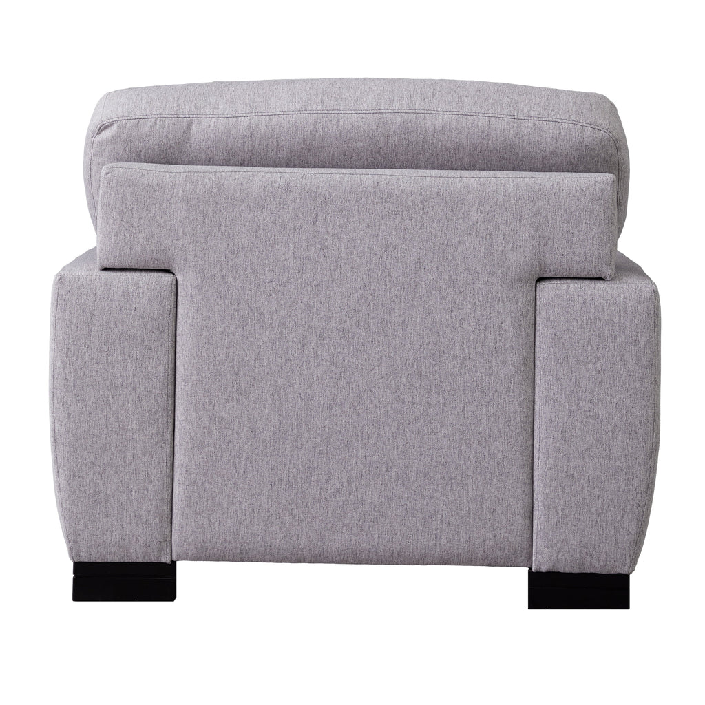 Gray Velvet Oversized Chaise Lounger Sleeper Sofa R758
