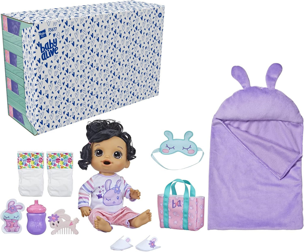 Baby Doll with Sleeping Bag & Bunny-Themed Accessories S4282