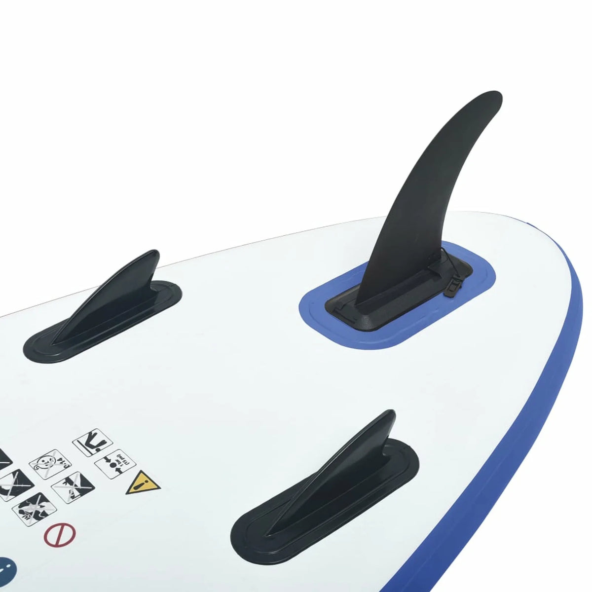 Inflatable Paddle Board Set with Oar, Fin, Hand Pump, Repair Kit and Carrying Bag X53137