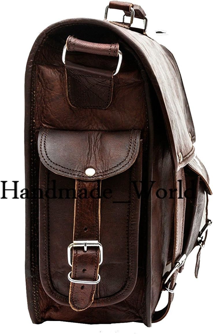 Leather Messenger Laptop Bag Satchel (11 X 15) V780