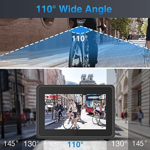 1080P Bicycle Rear View Camera with 4.3'' HD Monitor R397