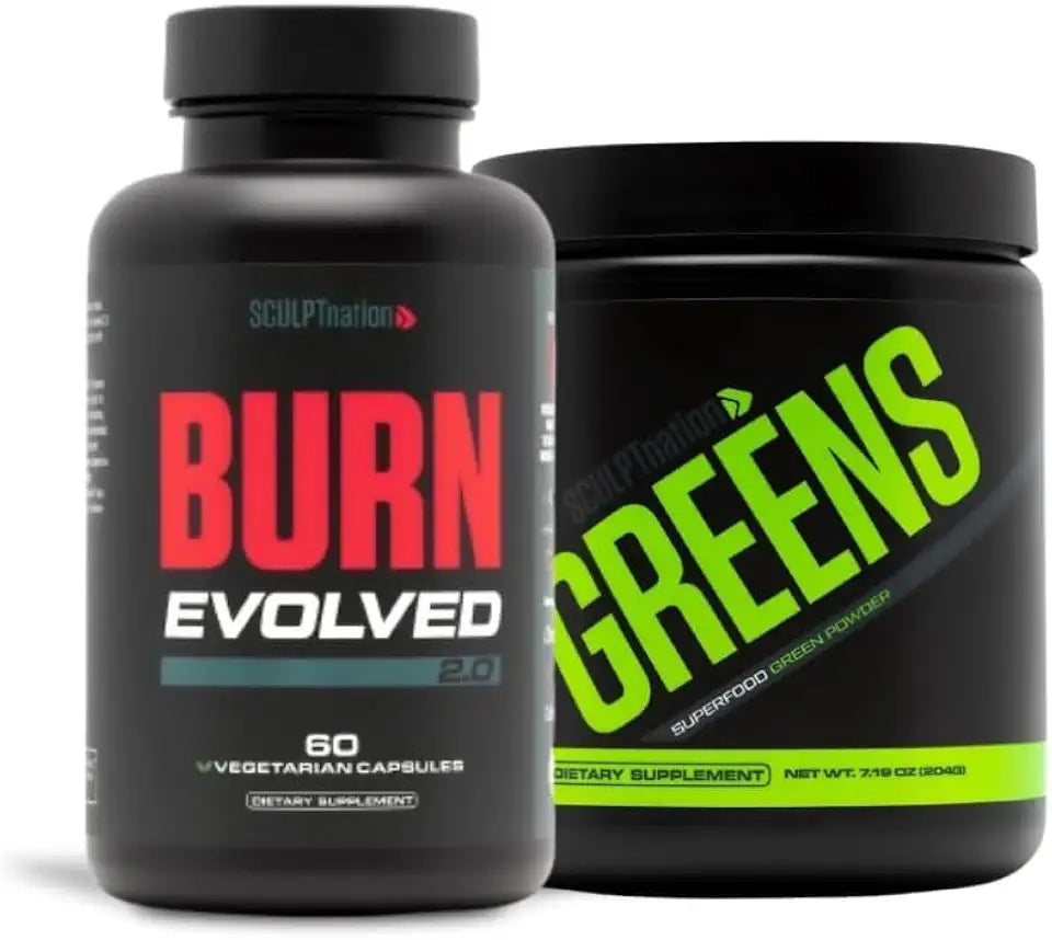 Burn 2.0 and Premium Greens Unflavored Bundle T7105