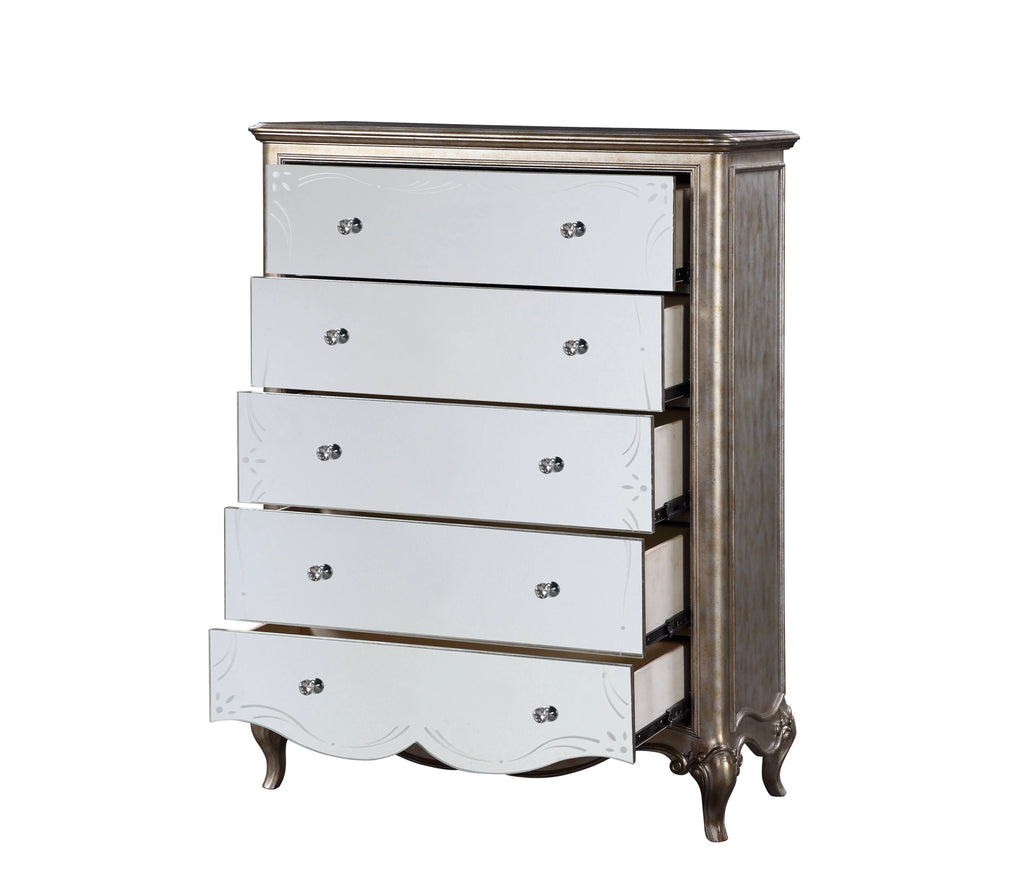Antique Champagne Chest W106