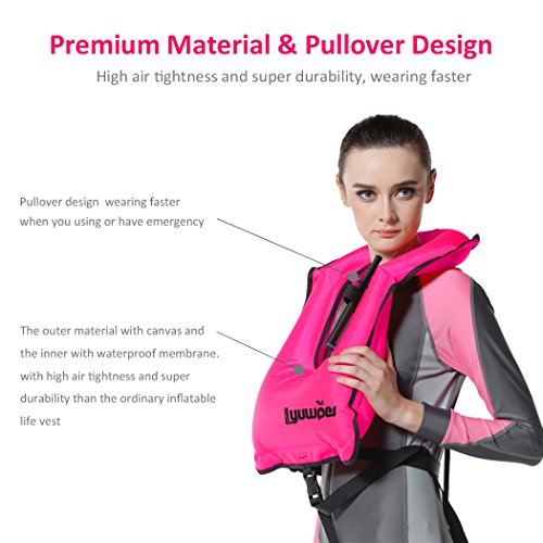 Inflatable Snorkel Vest Adult Snorkeling Jackets Y983342