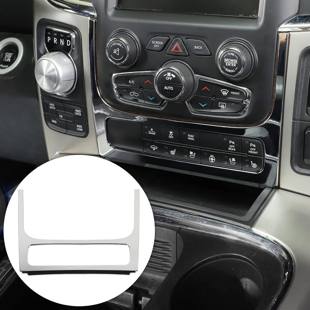 Chrome ABS Center Console Panel Trim Cover Pack of 2 H6456