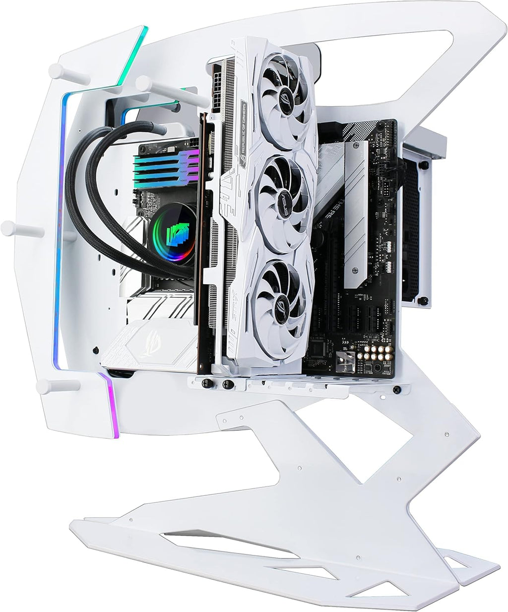 White ATX Mid Tower Gaming Case N170833