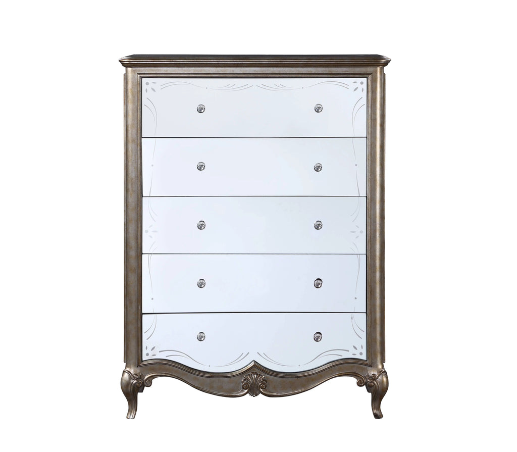 Antique Champagne Chest W106