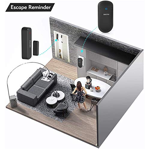 Door Chime with 500ft Operating Range 52 Chime Adjustable Volume Mute Mode LED Indicators G8281