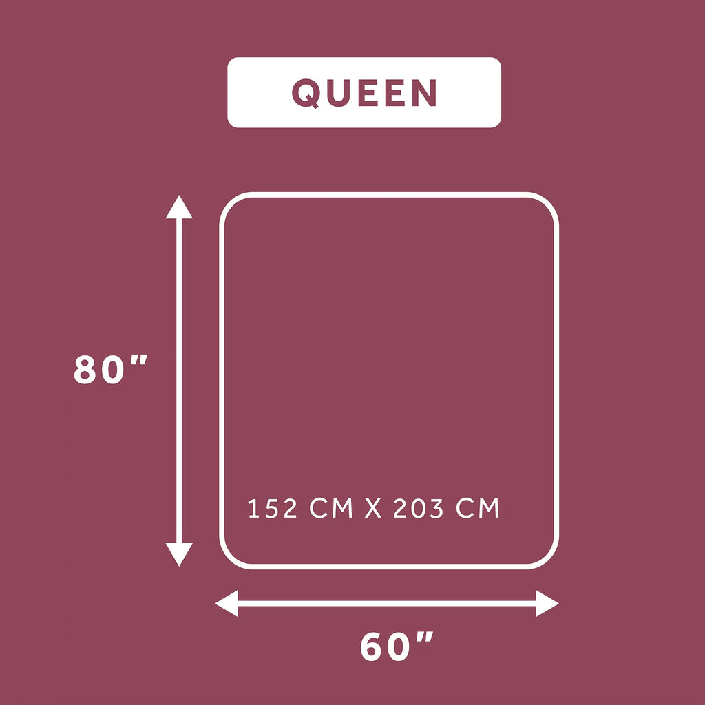 2-in-1 Reversible Heated and Cooling Mattress Pad Queen Size O4608