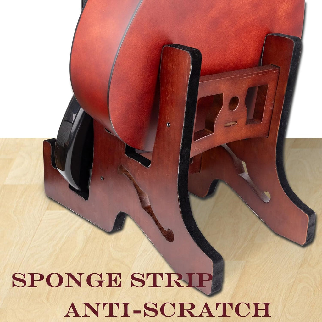 Wooden Guitar Stand with Foam Padded (2 Space) R826