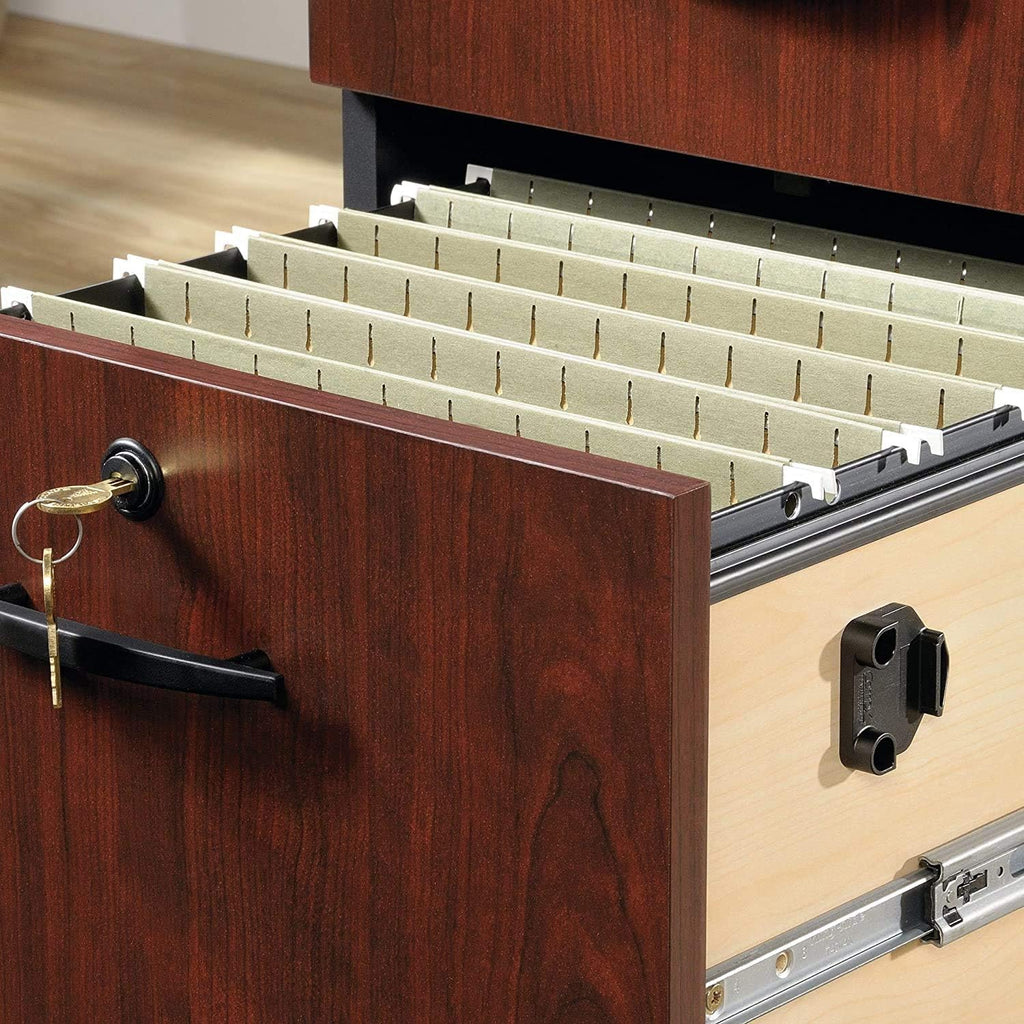 3 Drawer File Storage Cabinet in Classic Cherry M92461