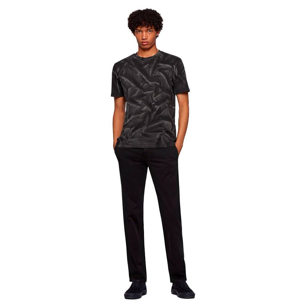 Black Regular Chinos L6784
