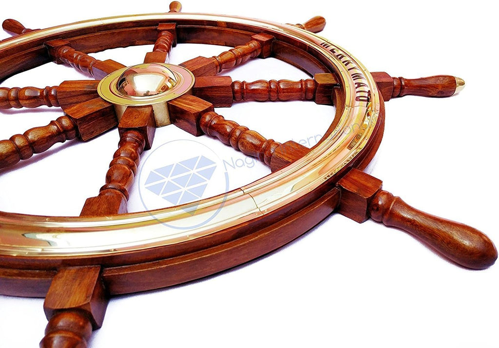 Wooden Ship Wheel (36 Inches) V1272