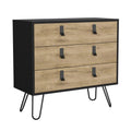 3 Drawer Dresser with Hairpin Legs P90278