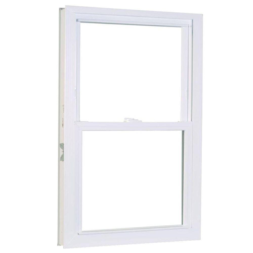 31.75 in. x 61.25 in. White Vinyl Double Hung Window X881