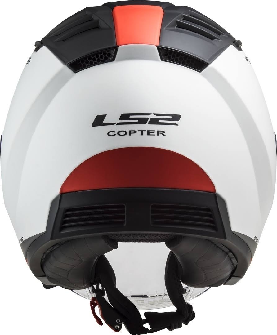Matt White / Red Helmet Size XXL B50311