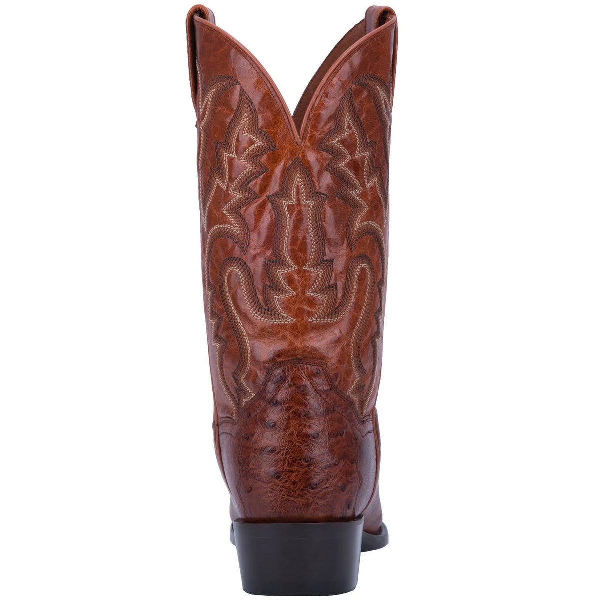 Cognac Ostrich Boots P55510
