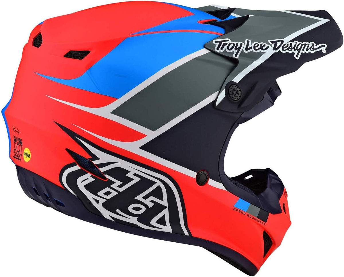 Orange/Navy Youth Helmet with MIPS Z978986
