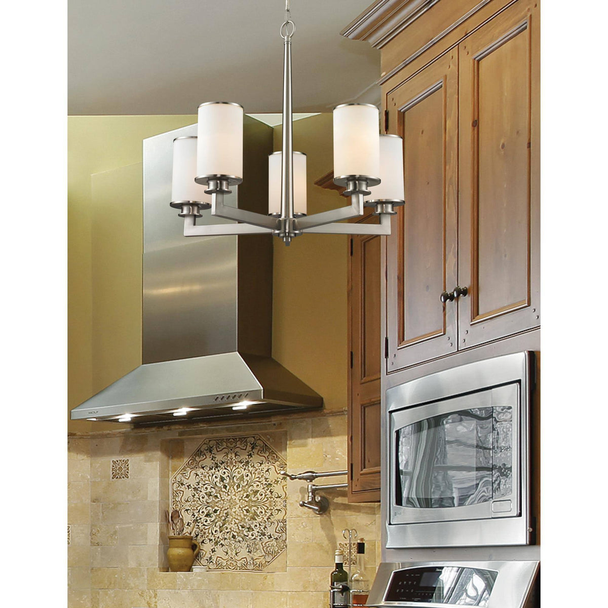 Olde Bronze 2 Light Semi-Flush Mount J6574