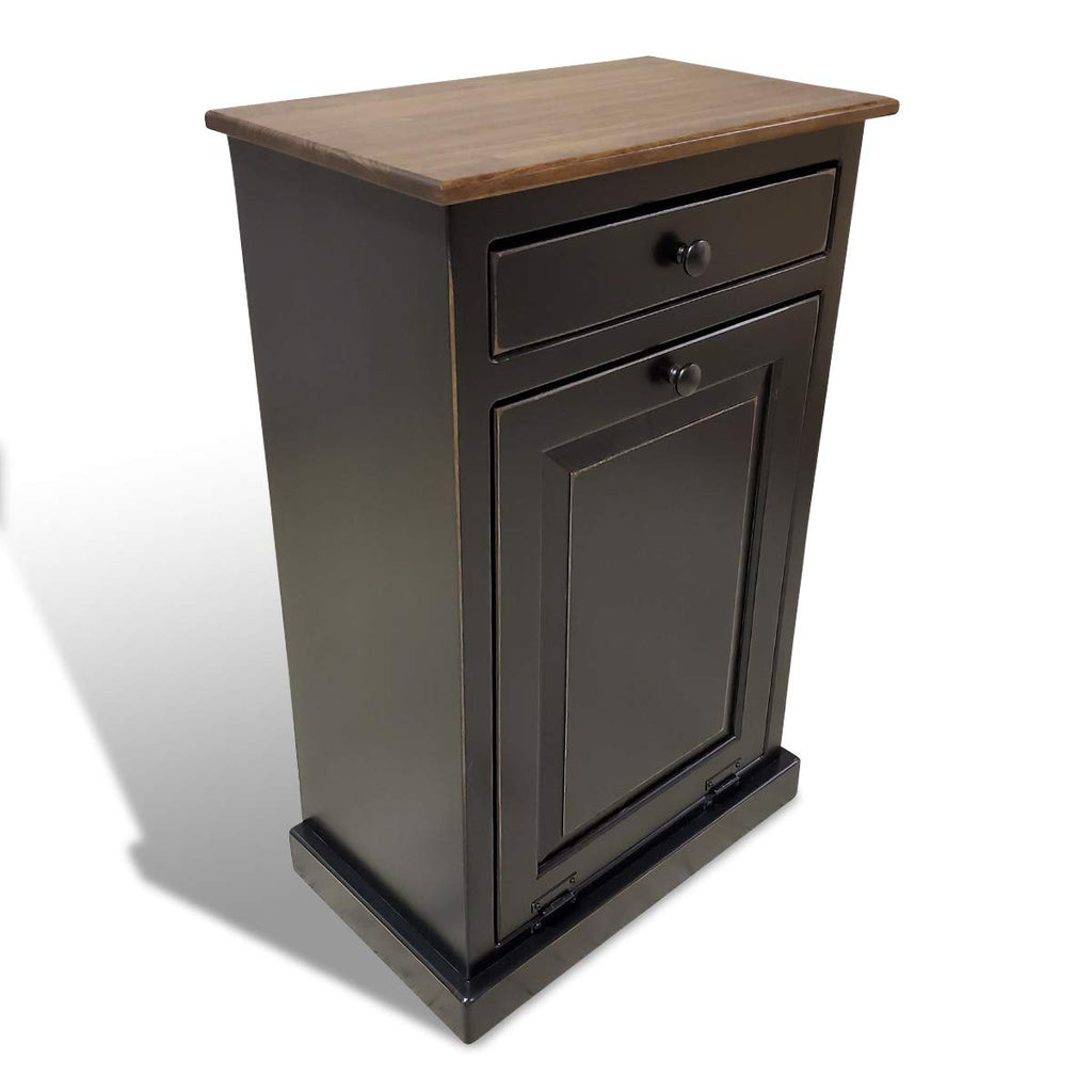Wooden Pull Out Trash Can Cabinet R31540
