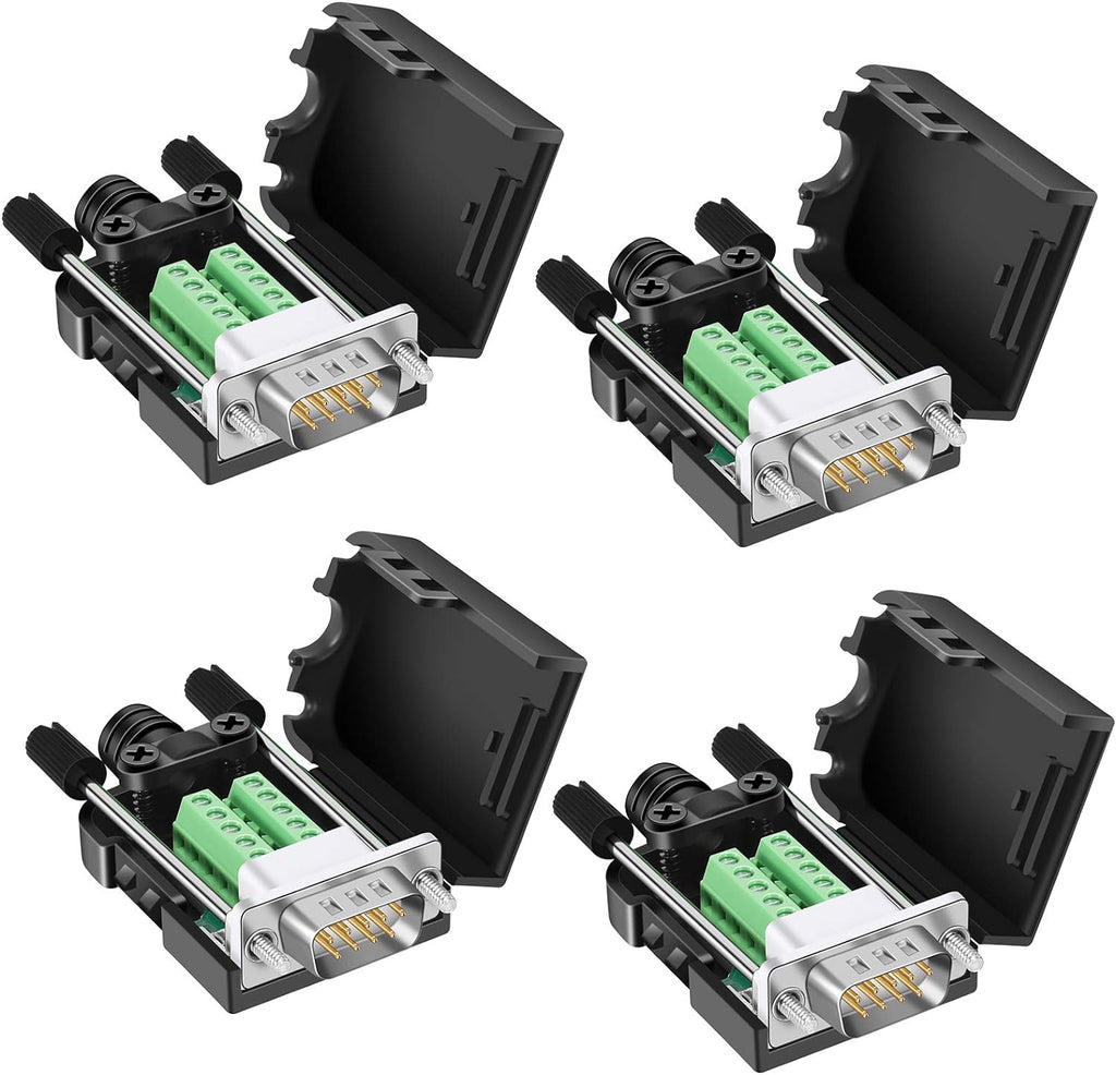 DB9 Solderless Connector 5 Male 5 Female W36491