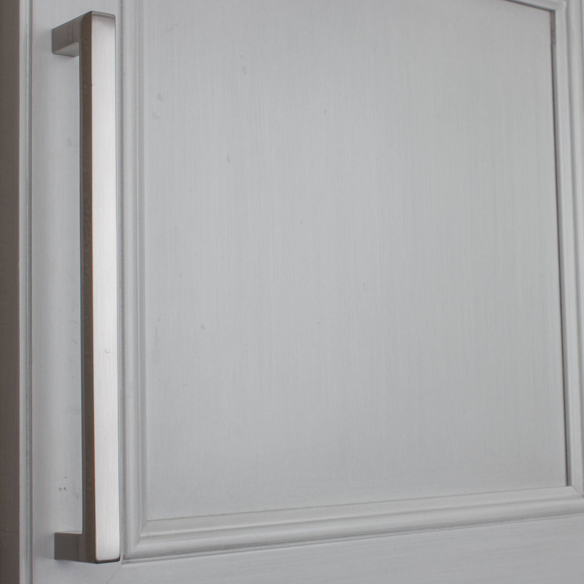 7.56-inch Solid Square Cabinet Bar Pull Handle Satin Nickel F890004