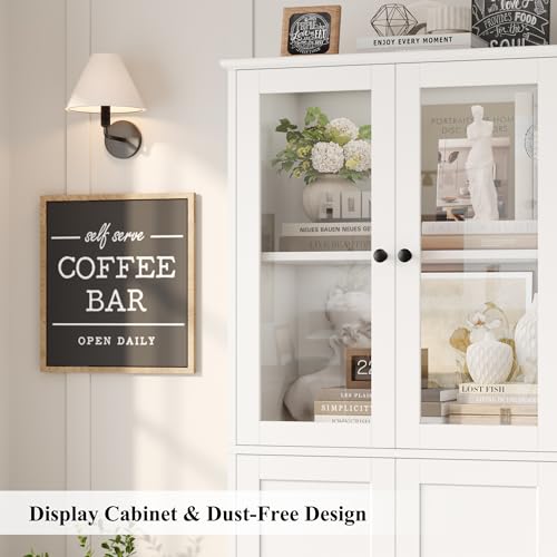 Grey 69" Tall Bookshelf with Storage Cabinet L4913