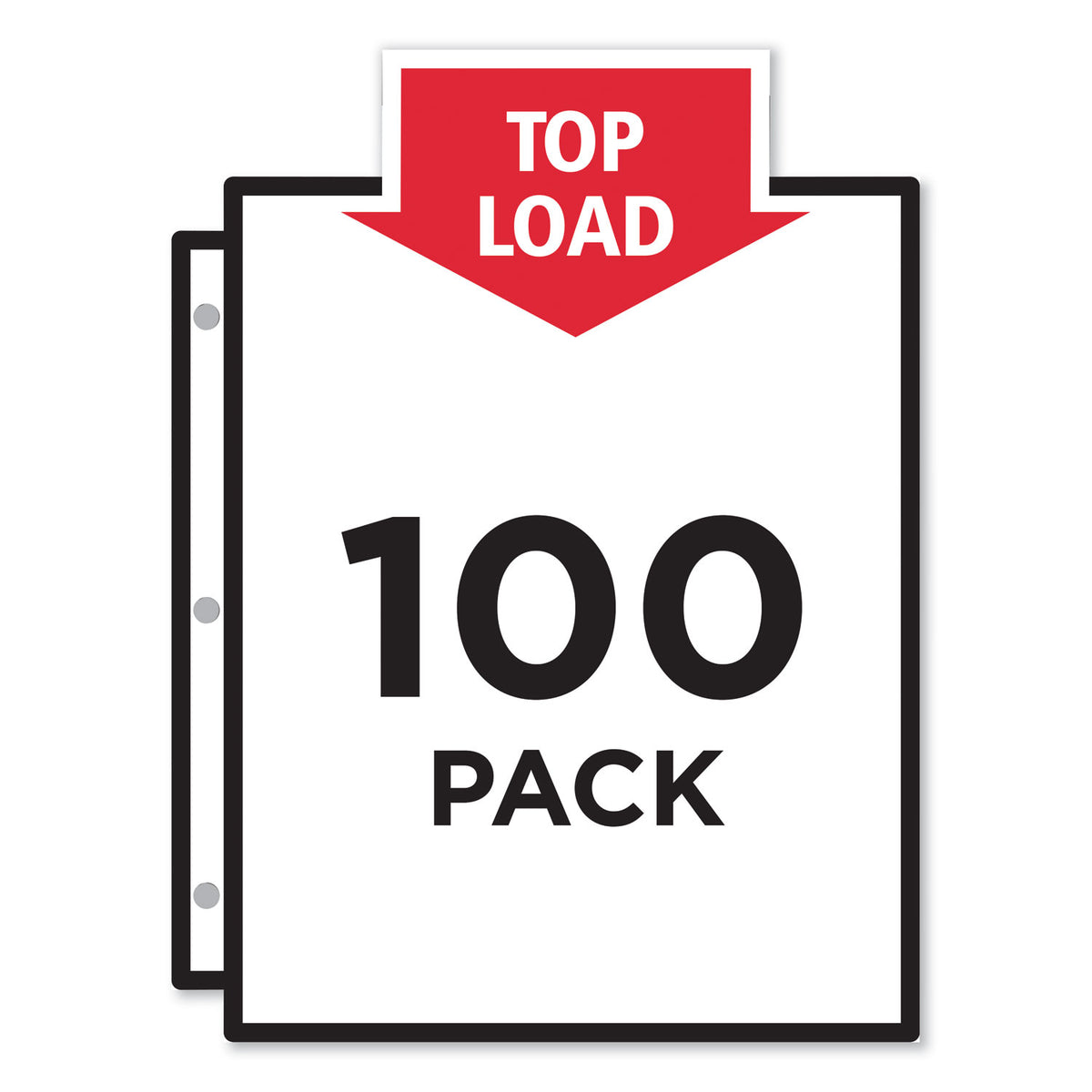 Clear Recycled Polypropylene Sheet Protector, 100/Box E231243
