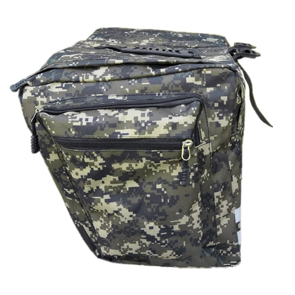 Rear Seat Bag Cycling Bike Rack Double Pannier Bag Q4894
