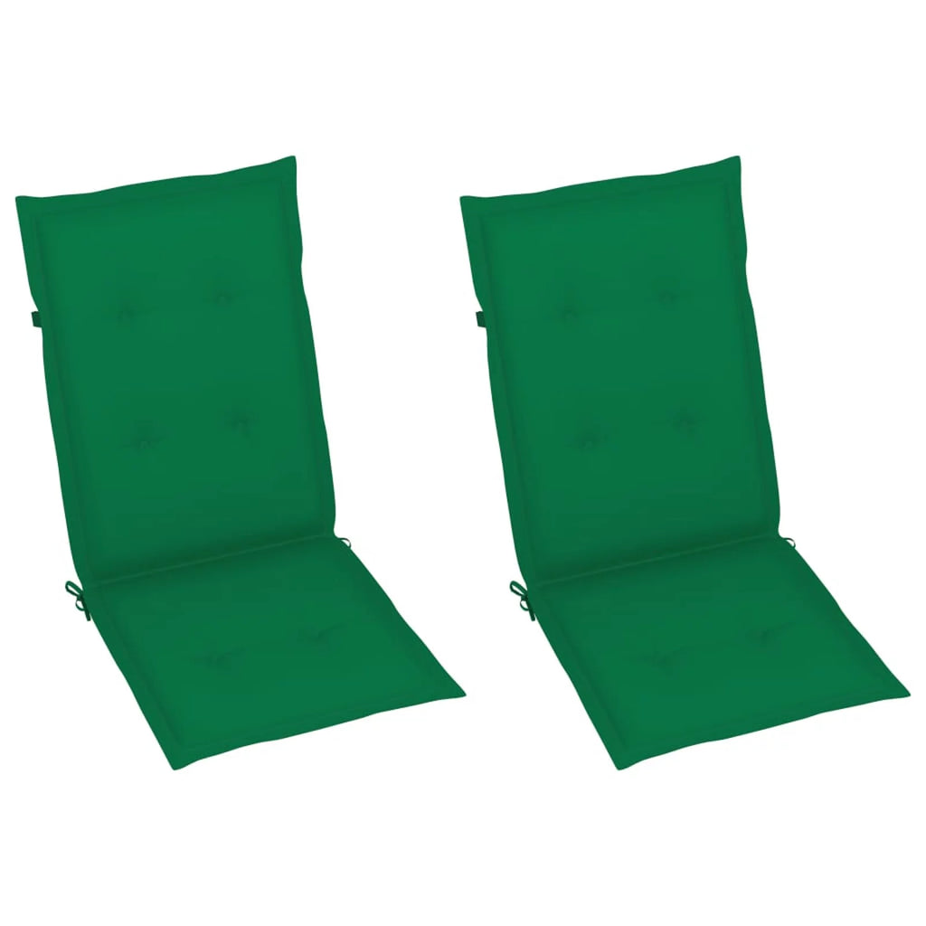 Green Cushioned Acacia Wood Rocking Chair J28783