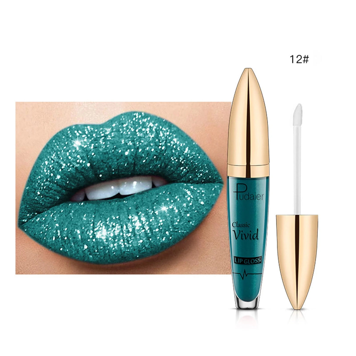 Shiny Long Lasting Glitter Lipstick, 5ml P732