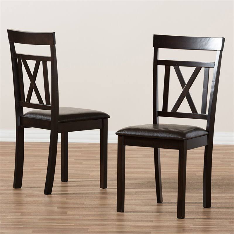 Brown Dining Side Chair (Set of 2) X56068