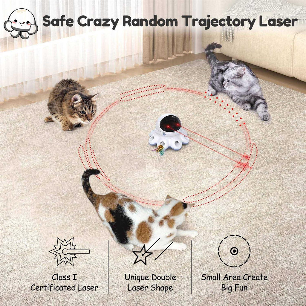 2-in-1 Interactive Cat Laser Toy A5063