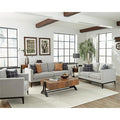 2-piece Fabric Living Room Set in Light Gray L294985