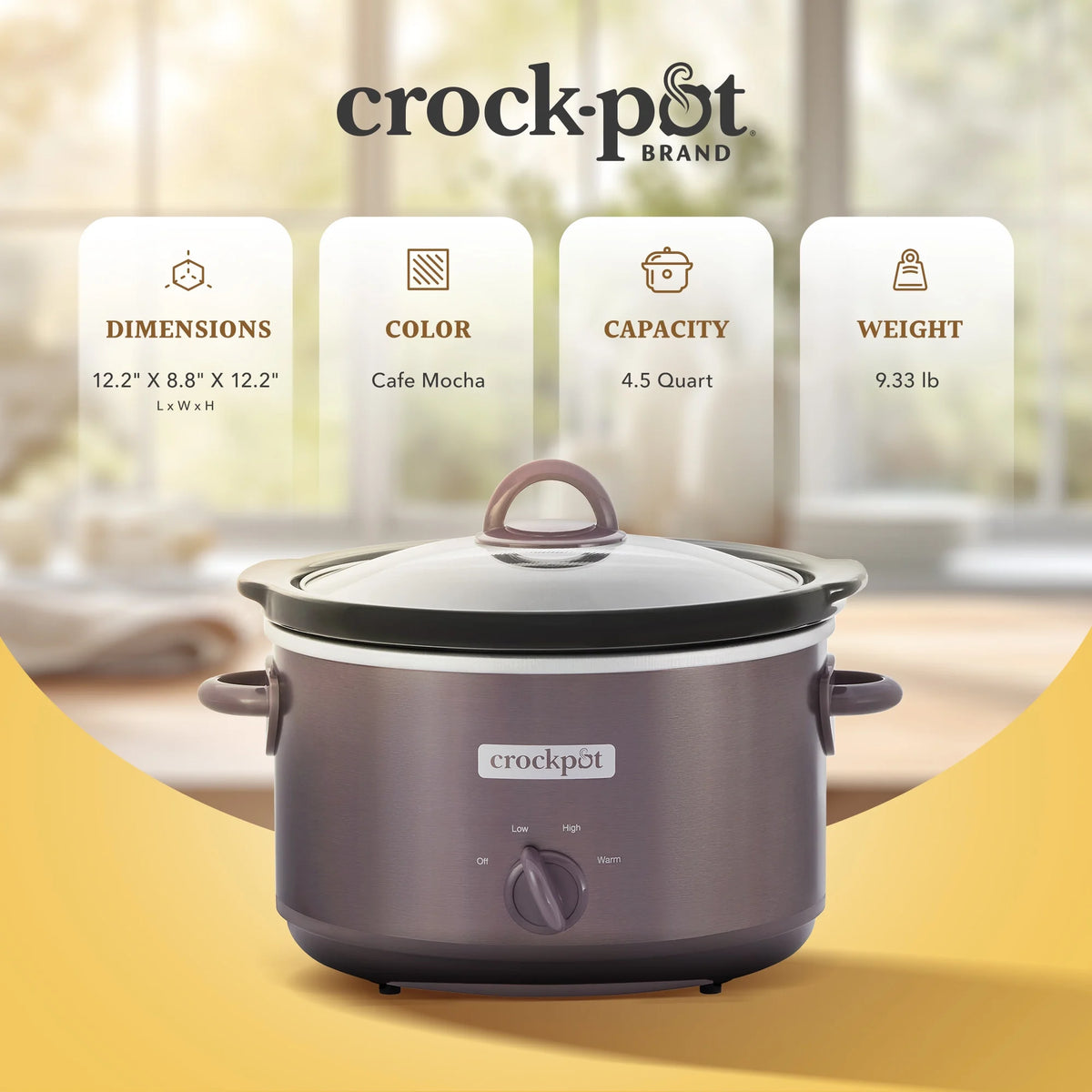 4.5 QT Slow Cooker I535