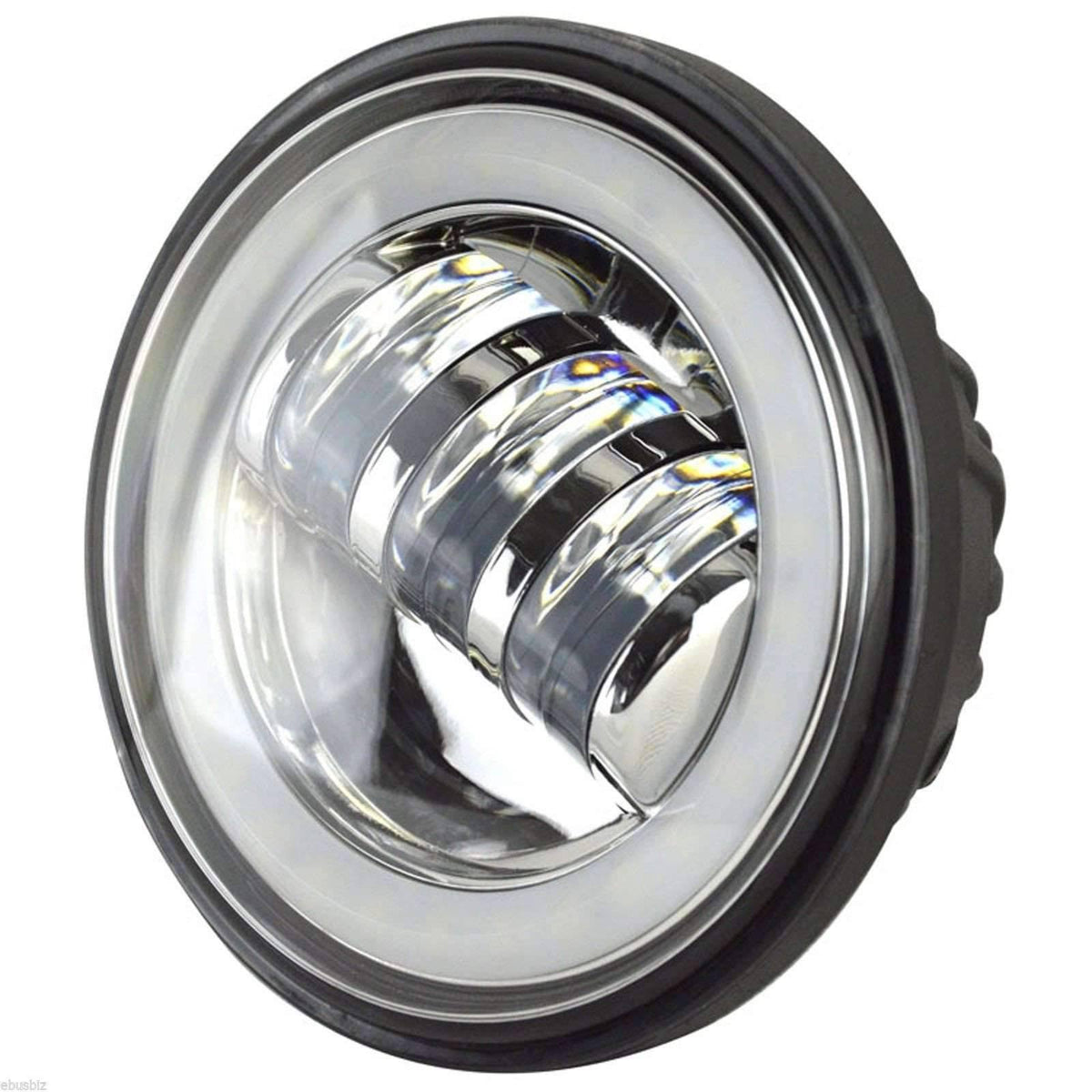 Black 4.5 inch Round LED Passing Lamp Kit I4462