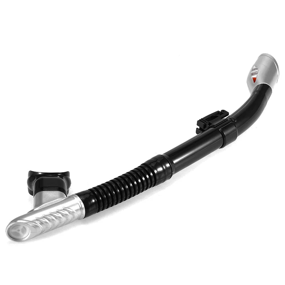 Freediving Snorkel Set with Tempered Glass Lens Goggles L355
