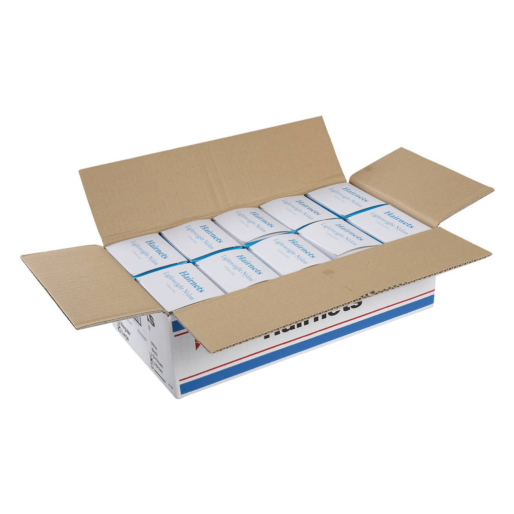 Light Brown Lightweight Nylon Hairnet, Case of 1440 C46236
