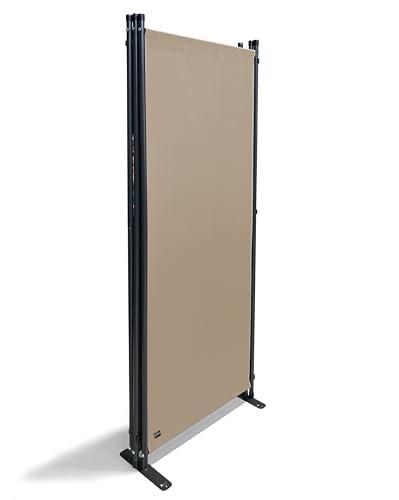 Black 3-Panel Folding Room Divider W1701