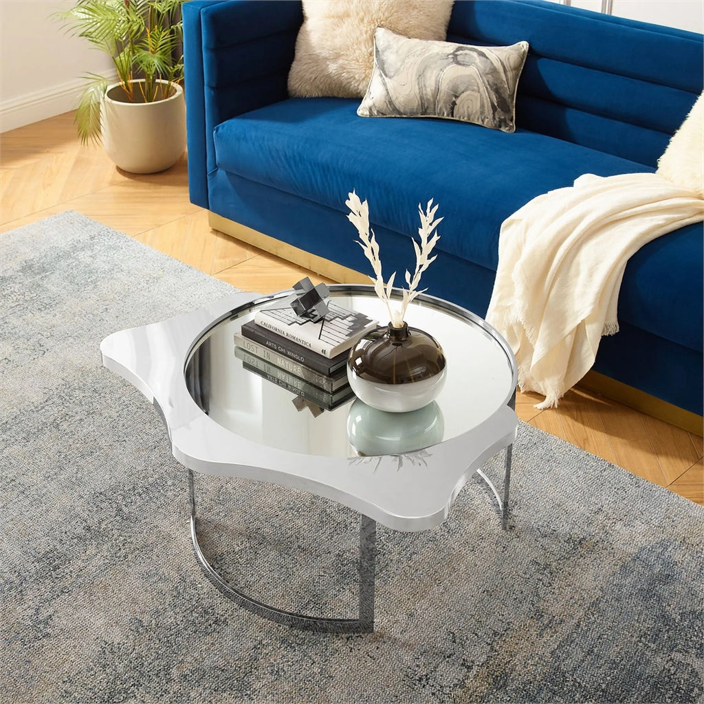 Coffee Table with Mirrored Top G62631