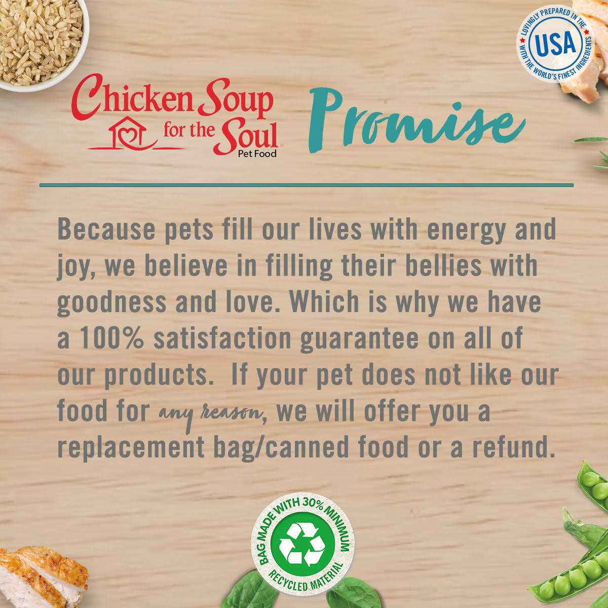 Chicken Brown Rice Recipe Dry Cat Food E3742