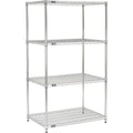 Chrome Wire Shelving Starter 60x22W x 30x22D x 63x22H E32216