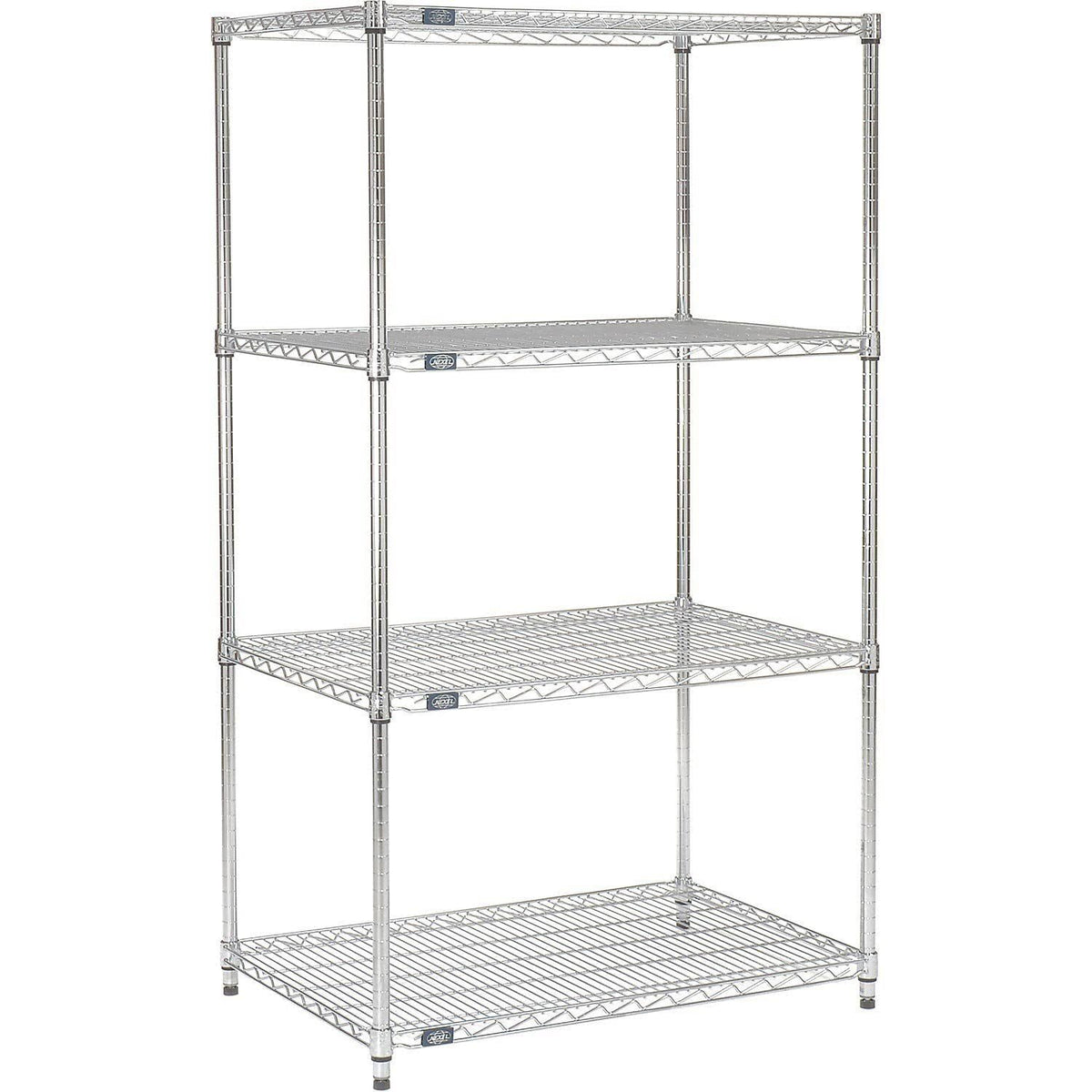 Chrome Wire Shelving Starter 60x22W x 30x22D x 63x22H E32216