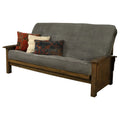 Queen Size Wood Futon with Mattress Y2871