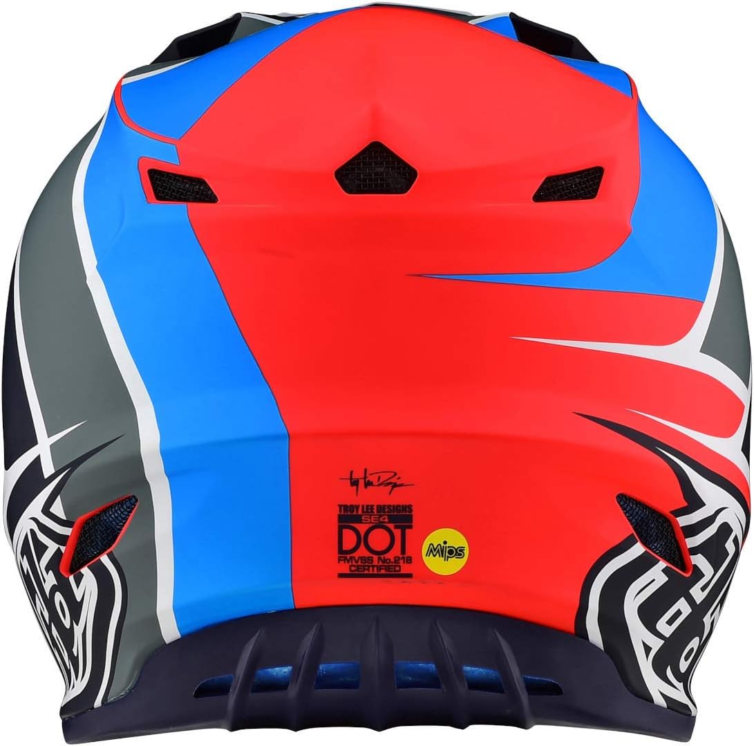 Orange/Navy Youth Helmet with MIPS Z978986