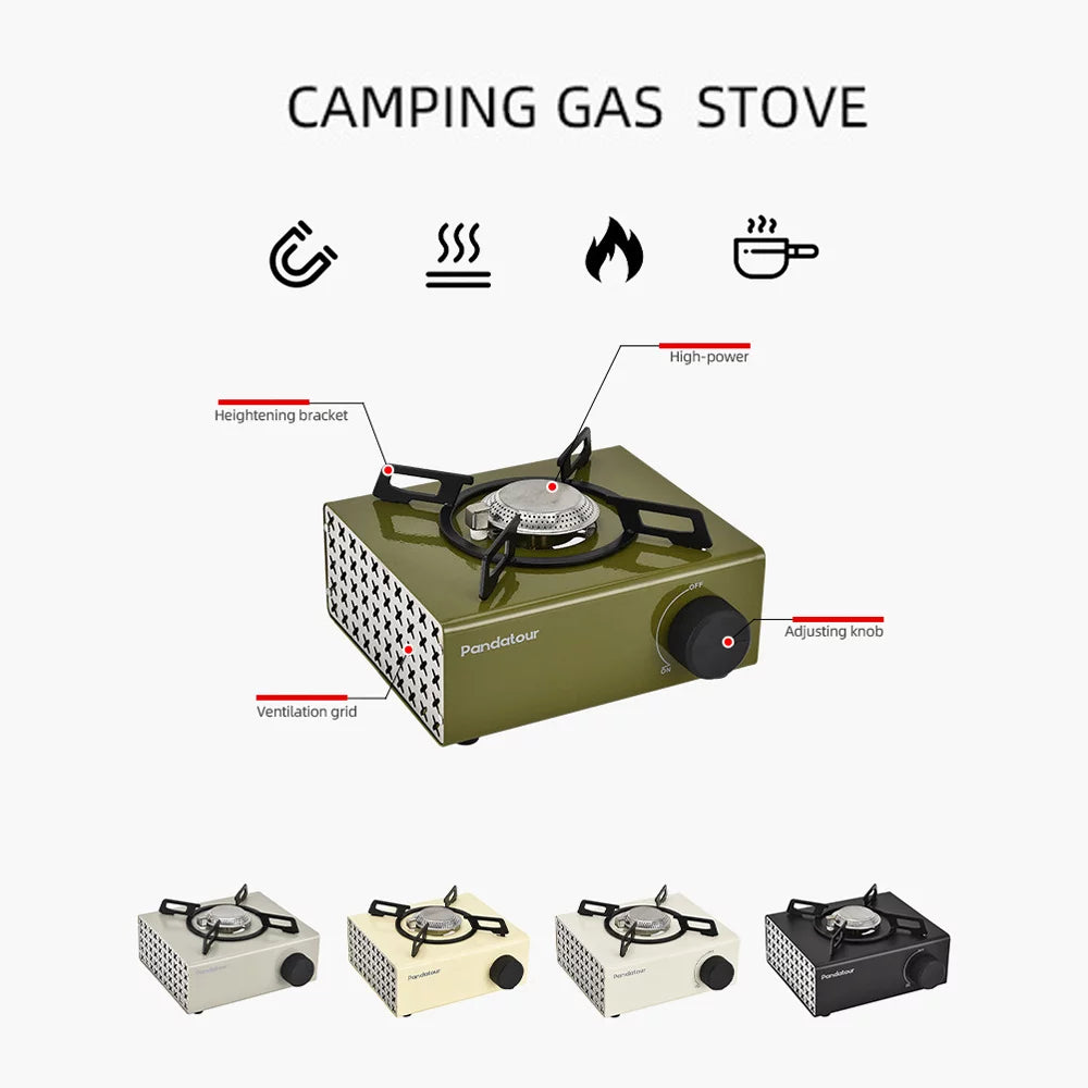 2000W Portable Outdoor Camping Metal Stove with Storage Bag P108